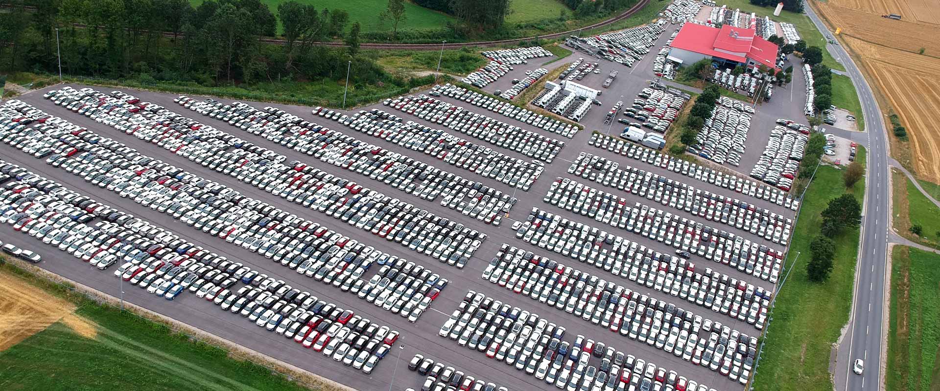 Fahrzeuglogistik Fahrzeug-Lagerplatz